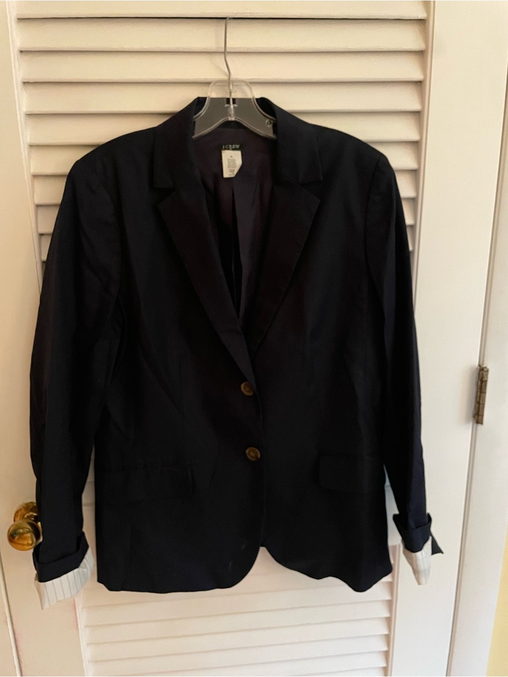 J. Crew Women's Classic Navy Blazer
